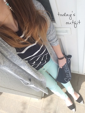 🅰🅺🅴🅼🅸さん（レディース・151cm）の春コーディネート