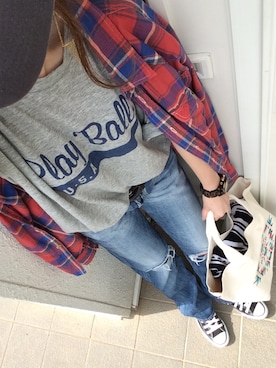 🅰🅺🅴🅼🅸さん（レディース・151cm）の春コーディネート