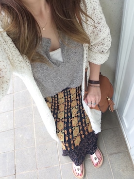 「フリンジバック」｜🅰🅺🅴🅼🅸さん（レディース・151cm）の春コーディネート