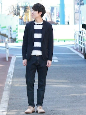 Rikuさん（メンズ・181cm）の冬コーディネート