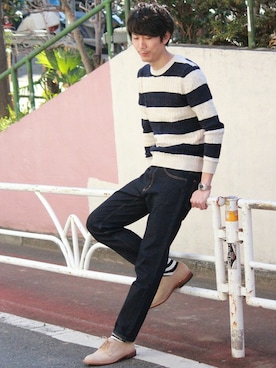 Rikuさん（メンズ・181cm）の冬コーディネート