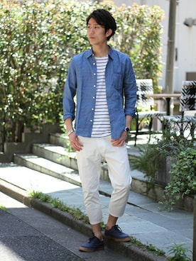 Rikuさん（メンズ・181cm）の春コーディネート