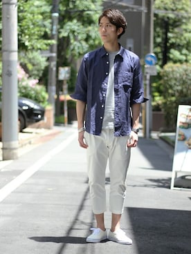 Rikuさん（メンズ・181cm）の春コーディネート