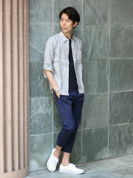 Rikuさん（メンズ・181cm）の夏コーディネート