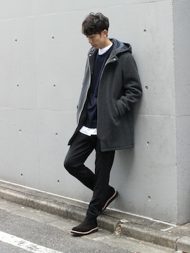 「Journal Standard TRISECT（トライセクト）のアイテム」を使った、Rikuさん（メンズ・181cm）の冬コーディネート