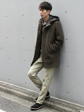 「Journal Standard TRISECT（トライセクト）のアイテム」を使った、Rikuさん（メンズ・181cm）の冬コーディネート