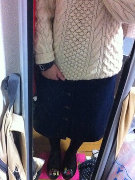 つねまいさん（レディース・160cm）の冬コーディネート