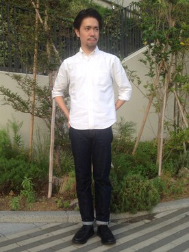 「ウィングチップ」｜DENIME THE STORE ららぽーと新三郷店さん（メンズ・171cm）の夏コーディネート