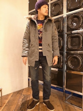 UCさん（メンズ・173cm）の秋コーディネート