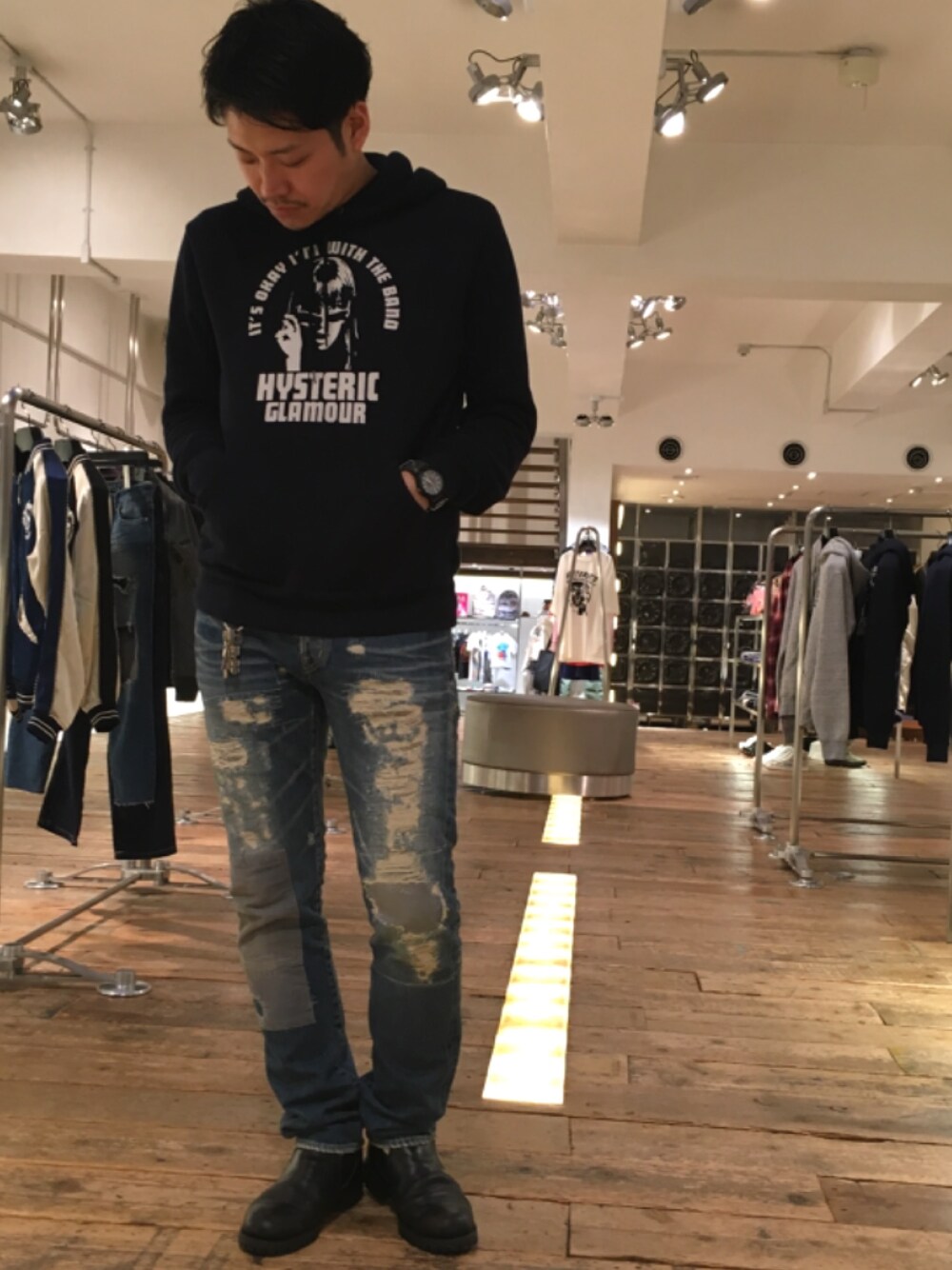 HYSTERIC GLAMOUR（ヒステリックグラマー）の「I'M WITH THE BAND pt