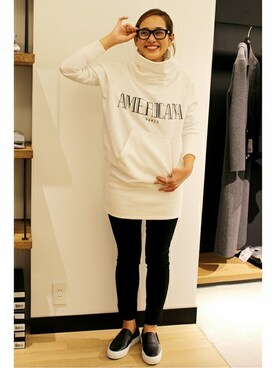 「カンガルーポケット」｜YUI  /Deuxieme Classe  BUYERさん（レディース・163cm）の秋コーディネート