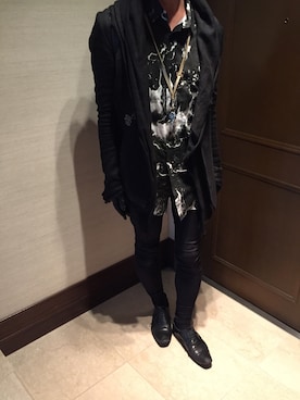「DIRAIN（ディレイン）のアイテム」を使った、shiroさん（メンズ・171cm）の冬コーディネート