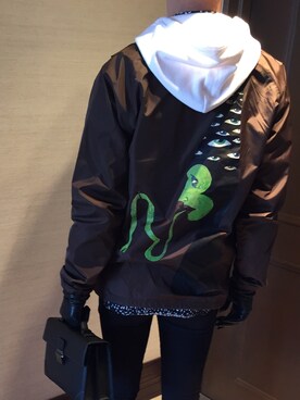 「RUKA（ルカ）のアイテム」を使った、shiroさん（メンズ・171cm）の冬コーディネート