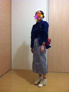 「haco!（ハコ）のアウトレットで購入（スカート、その他）」を使った、ちゃくらんさん（レディース・153cm）の春コーディネート
