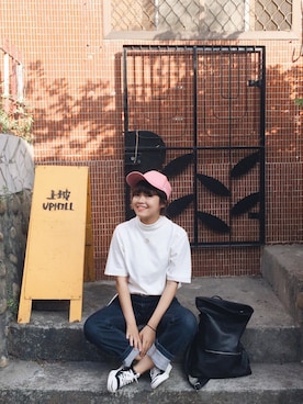 「CONVERSE（コンバース）のCONVERSE コンバース ジャック パーセル / JACK PURCEL（スニーカー）」を使った、Chattyさん（レディース・155cm）の秋コーディネート