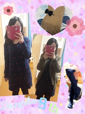 「L.D.S.（エルディーエス）のアイテム（その他アウター）」を使った、くらら♪さん（レディース・150cm）の冬コーディネート