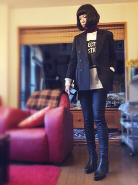 miriiさん（レディース・165cm）の冬コーディネート