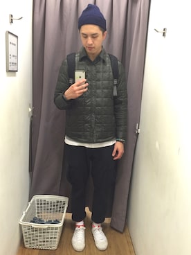 「LOSERS（ルーザーズ）のアイテム」を使った、Chrisさん（メンズ・180cm）の冬コーディネート