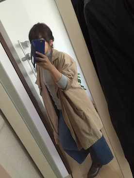 「chico_（チコ）のアイテム（ジャケット/アウター）」を使った、Ai さん（レディース・152cm）の秋コーディネート