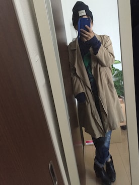 「chico_（チコ）のアイテム（ジャケット/アウター）」を使った、Ai さん（レディース・152cm）の秋コーディネート