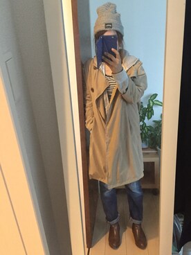 「chico_（チコ）のアイテム（ジャケット/アウター）」を使った、Ai さん（レディース・152cm）の秋コーディネート