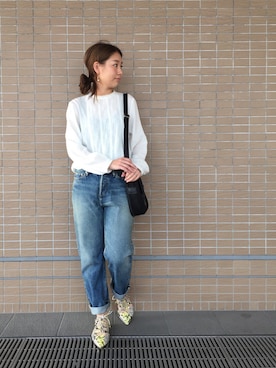 「sheta」｜Sheta staffさん（レディース・155cm）の春コーディネート