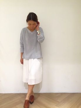 「sheta」｜Sheta staffさん（レディース・155cm）の春コーディネート