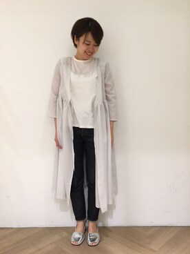 「Sheta（シータ）のアイテム（ワンピース/ドレス）」を使った、Sheta staffさん（レディース・162cm）の春コーディネート