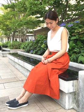 「sheta」｜Sheta staffさん（レディース・155cm）の夏コーディネート