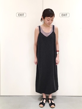 「Sheta（シータ）のアイテム（ワンピース/ドレス）」を使った、Sheta staffさん（レディース・157cm）の夏コーディネート