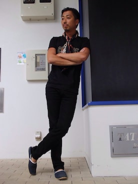 「D&G（ディーアンドジー）のアイテム」を使った、杉本 甲児さん（メンズ・178cm）の夏コーディネート