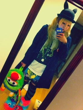 「アイテム（バックパック/リュック）」を使った、粥さん（レディース・150cm）の春コーディネート