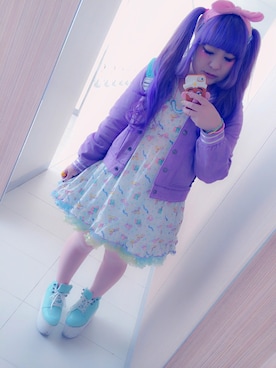 「SWIMMER（SWIMMER）のアイテム（ワンピース/ドレス）」を使った、粥さん（レディース・150cm）の春コーディネート