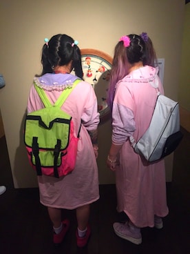 「milklim（milklim）のアイテム（タンクトップ）」を使った、粥さん（レディース・150cm）の春コーディネート
