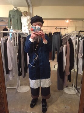 「STOF（ストフ）のアイテム（ジャケット/アウター）」を使った、三浦浩輔さん（メンズ・172cm）の春コーディネート