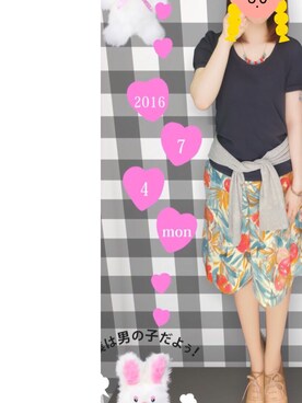 やざこさんのコーディネート