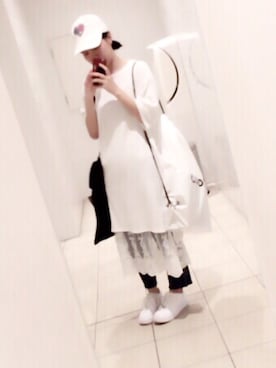 「MONKI」｜ㄹㅎさん（レディース・154cm）の夏コーディネート