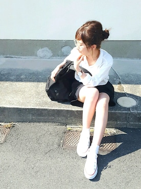 「CONVERSE（コンバース）のconverse（コンバース） ALL STAR OX（オールスターOX）（スニーカー）」を使った、pirochanさん（レディース・144cm）の秋コーディネート