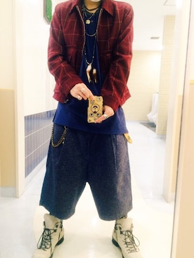 「KIDILL（キディル）のアイテム（その他アウター）」を使った、☮NAYUT∀卍さん（メンズ・168cm）の夏コーディネート