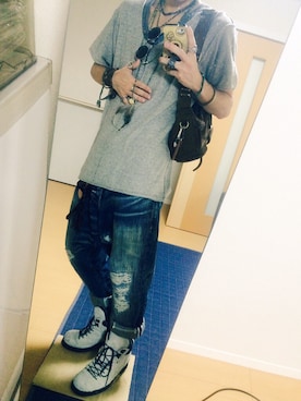 「ハットコーデ」｜☮NAYUT∀卍さん（メンズ・168cm）の秋コーディネート