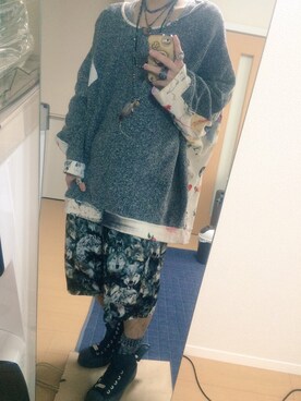 「HIRO（ヒロ）のアイテム（トップス）」を使った、☮NAYUT∀卍さん（メンズ・168cm）の秋コーディネート