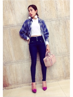 ベイカー恵利沙さんのコーディネート