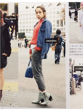 ベイカー恵利沙さんのコーディネート