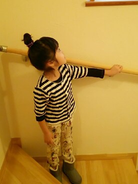 yua🌟meimeiさん（キッズ・100cm）の冬コーディネート