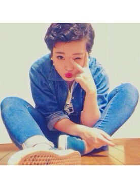 「STYLENANDA」｜なめまるさん（レディース・155cm）の夏コーディネート