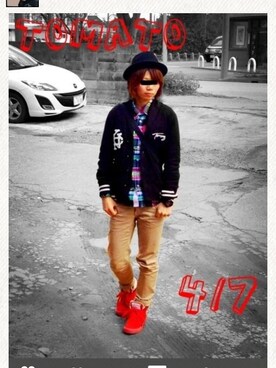 TOMATOさん（レディース・158cm）の秋コーディネート