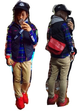 「TOMMY Hers（トミー ハーズ）のアイテム（ジャケット/アウター）」を使った、TOMATOさん（レディース・158cm）の冬コーディネート