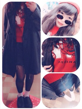 ふかざわまりなさんのコーディネート