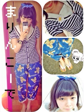 ふかざわまりなさんのコーディネート