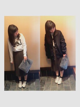 rinさん（レディース・155cm）の秋コーディネート